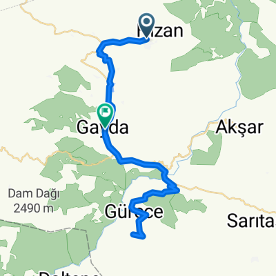 Hükümet Caddesi to Hizan Yolu, Gayda