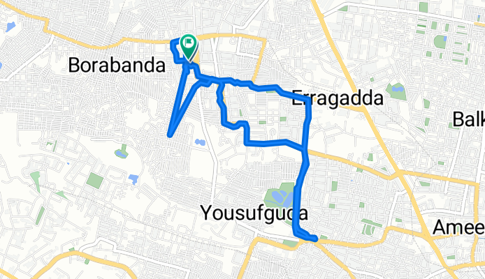 Kalyan Nagar, Hyderabad to Kalyan Nagar, Hyderabad