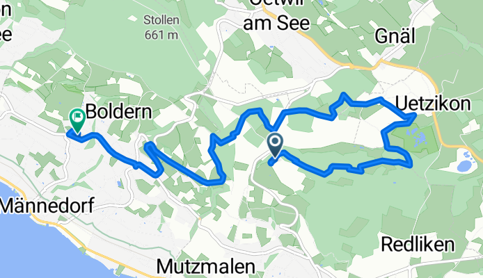 Stäfa, Mühlehölzli nach Rigiweg 8, Männedorf
