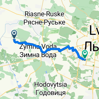 вулиця Мисливська, Вороців to вулиця Бойчука 7, Львів