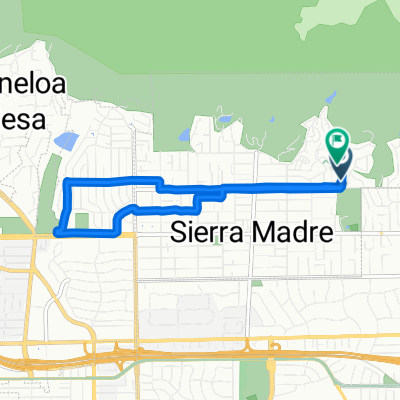 319 Camillo St, Sierra Madre to 541 Foothill Ave, Sierra Madre