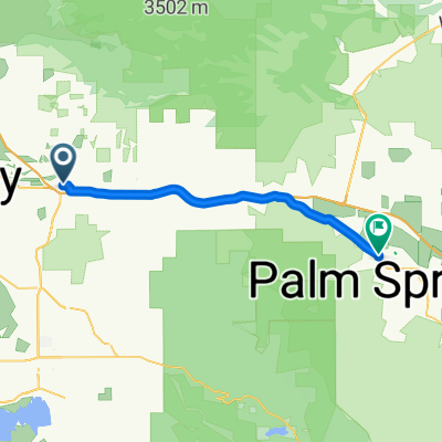 Beaumont to Palm Spring Visitor Center