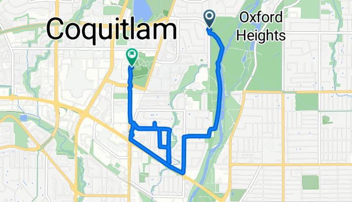 3194 Bowen Dr, Coquitlam to 1142–1144 Westwood St, Coquitlam