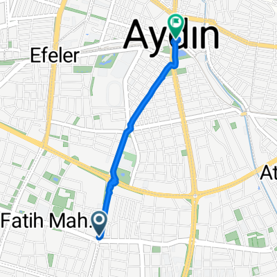 Batı Aydın Bulvarı 60 to İstiklal Caddesi 1 A