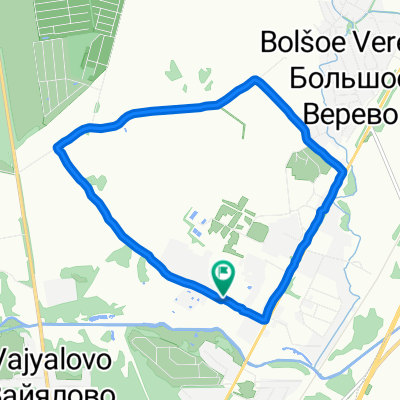 От Гатчинская д.1, Малое Верево до Гатчинская д.1, Малое Верево