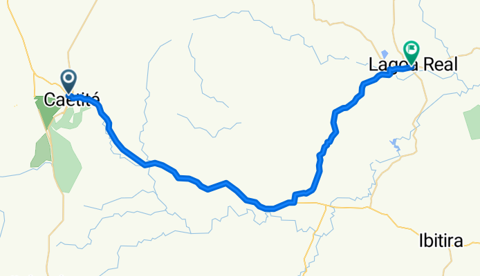 De Rua do Cruzeiro, 350–420, Caetité a Rua Belo Duca, 143–247, Lagoa Real