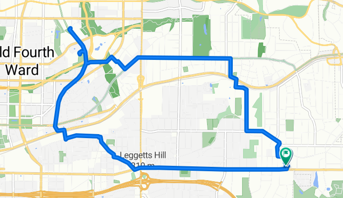 193 Palatka St SE, Atlanta to 2012 Memorial Dr SE, Atlanta