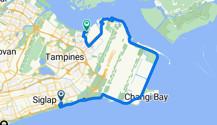 22 Bayshore Road, Bedok to 209 Jalan Loyang Besar, Pasir Ris