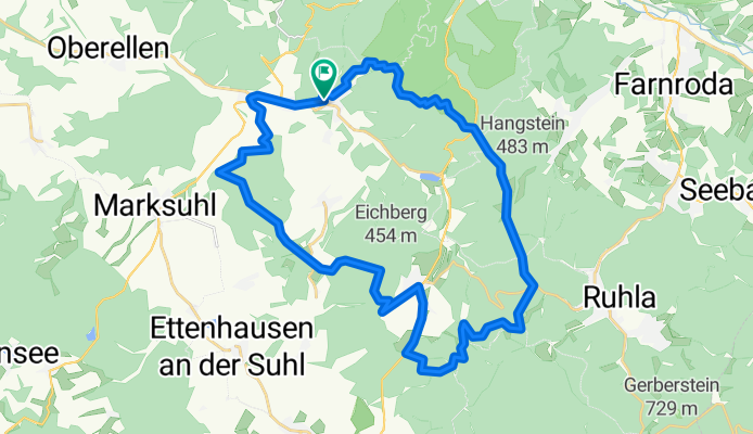 Rennsteig-Sallmannshäuser-Rennsteig-Förtha