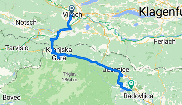 Villach - Jesenice - Bled