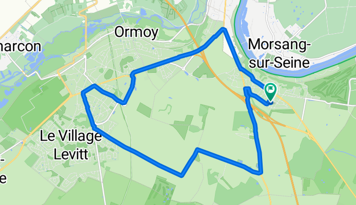 De 8 Allée de la Forge, Le Coudray-Montceaux à 6 Allée de la Forge, Le Coudray-Montceaux