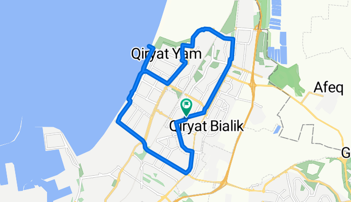 От Sderot Weizman 31, Kiryat Motskin до Sderot Weizman 31, Kiryat Motskin