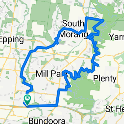 Bundoora - Mill Park - Bundoora circuit