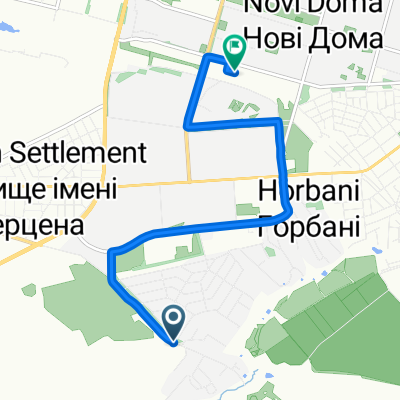 Маршрут в Танкопия улица, Харьков