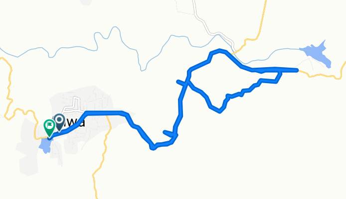 Gujarat State Highway 14, Ahwa to Gujarat State Highway 14, Ahwa