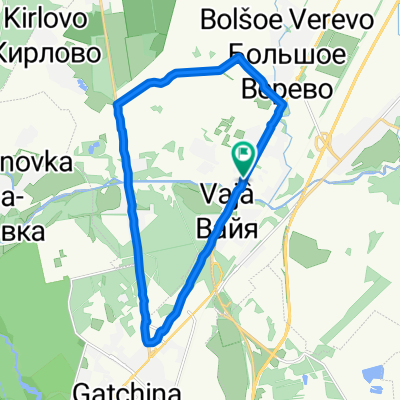 Верево - Гатчина - Вайалово - Верево
