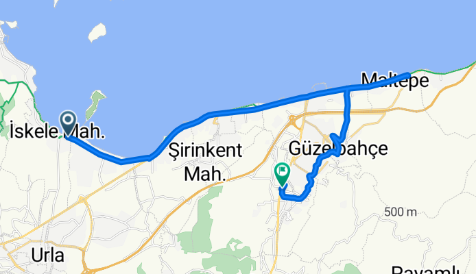 Neyzen Tevfik Cd. 463, Urla to Seferihisar Cd. 47, Güzelbahçe