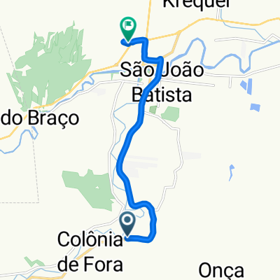 De SC-108, São João Batista a Rua BL, 2–116, São João Batista