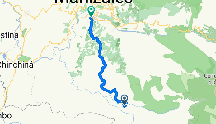 De VĂa al Parque de los Nevados a Calle 13 352, VillamarĂa