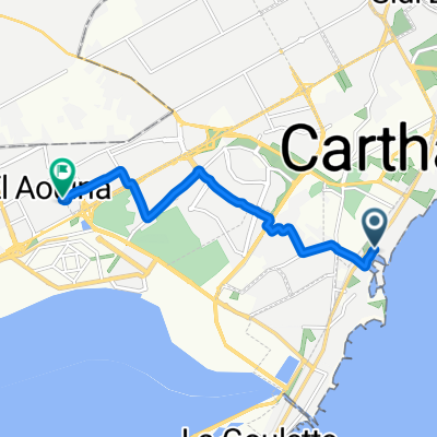 Rue Baal Hammon, Carthage to Avenue Taïeb Mhiri, Carthage