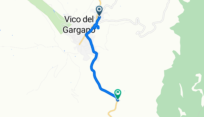 Da Via Antonio Bucci 2, Vico del Gargano a SP144, Vico del Gargano