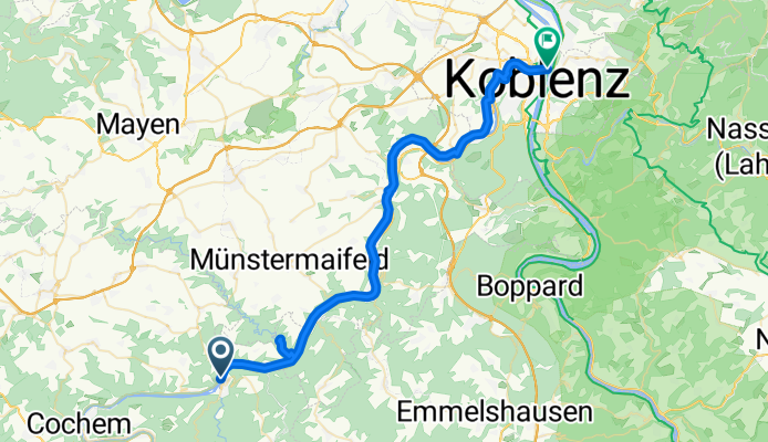 MoselWinzerhof E4 BurgEltz Variante