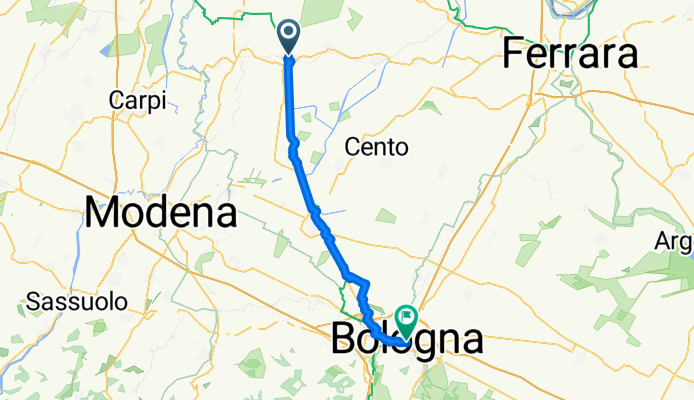 Da Viale G. Campi 19, San Felice Sul Panaro a Via Oleari 1, Bologna