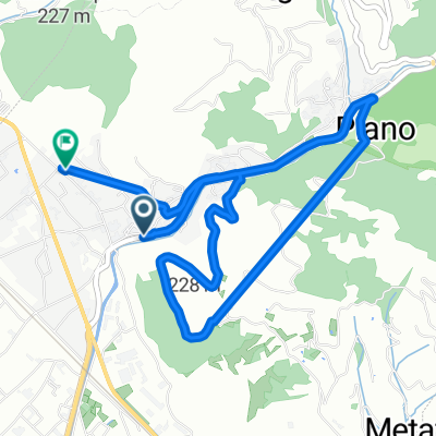 Da Via di Scorrimento, Montignoso a Via Carlo Sforza 74, Montignoso