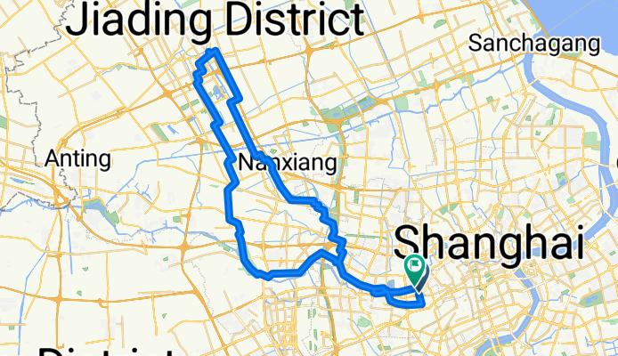 长宁路 790号, Shanghai to 万航渡路 1579弄-1-11号, Shanghai
