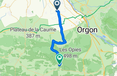 Route in der Bikemap App öffnen
