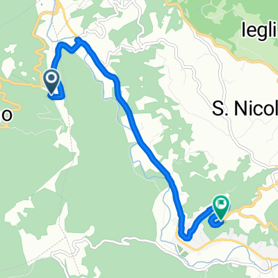Da Contrada Bocca di Cona, Canterano a Tangenziale di Subiaco, Subiaco