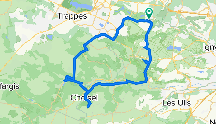 de Buc, boucle Château de Breteuil, Château de Dampierre