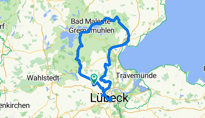 Obernwohlde-Berlin-Malente-Bungsberg-Neustadt in Holstein-Pönitz am See-Curau-Pariner Berg, Bad Schwartau-Stockelsdorf- Lübeck-Dissau-Obernwohlde