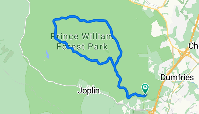 18107–18149 Park Entrance Rd, Triangle to 18107–18149 Park Entrance Rd, Triangle