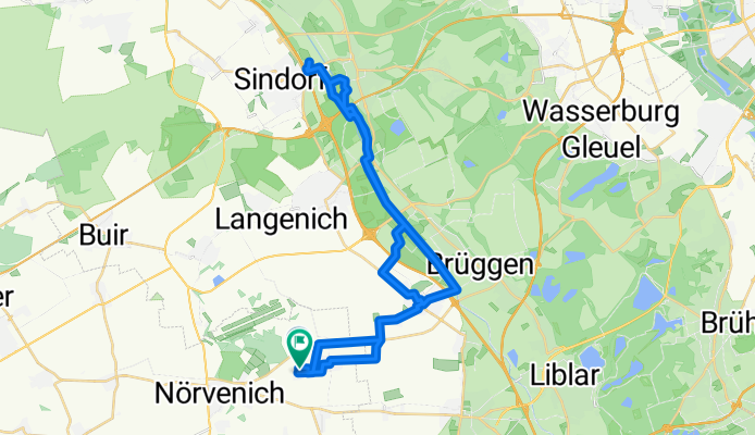 Waldstraße 18, Nörvenich nach Waldstraße 22C, Nörvenich