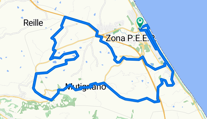 Da Largo Vecchio Frantoio 24, Pineto a Via Cesare De Titta 101, Pineto