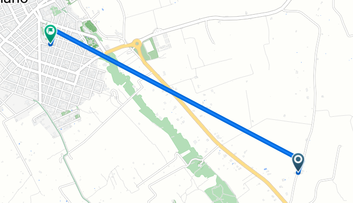 Da Strada Comunale Neviano Collepasso, Neviano a Via 28 Ottobre 52, Neviano