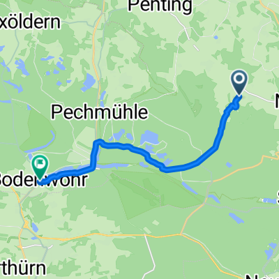 Haselhof 8, Neukirchen-Balbini nach Ludwigsheide 2, Bodenwöhr