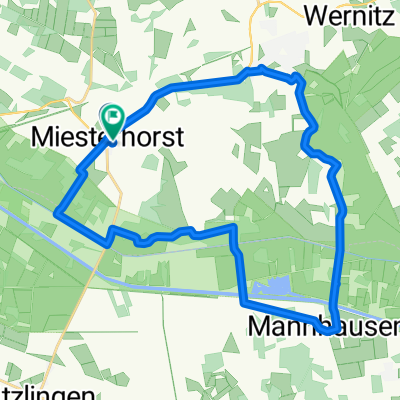 Gemütliche Route in drömling