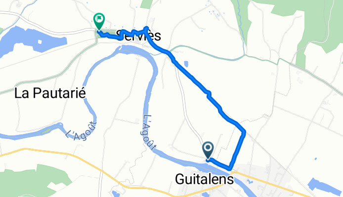 De 878 La Baudonie, Serviès à Avenue de l'Autan, Serviès