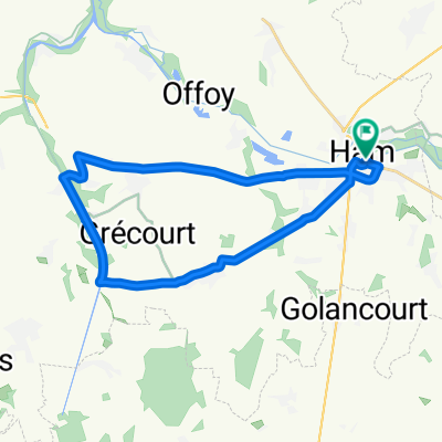 De Rue du Général Leclerc 37, Ham à Rue du Général Leclerc 33, Ham