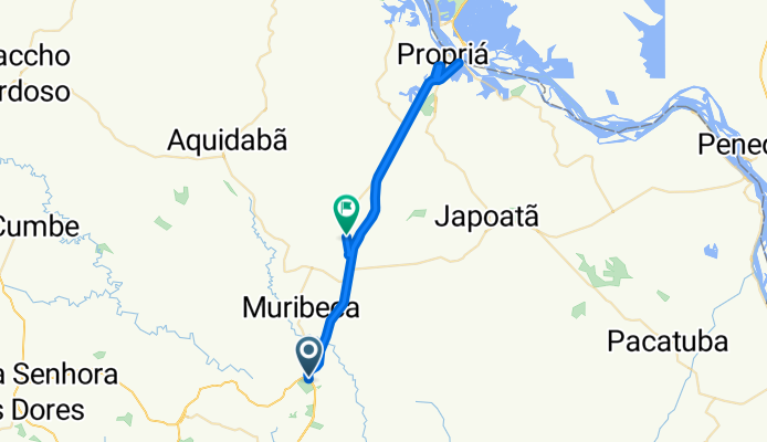 De Capela a Unnamed Road