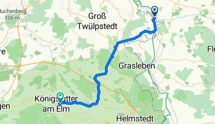 K1134, Oebisfelde-Weferlingen nach Rübenwaage 35, Königslutter am Elm
