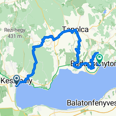 Kerékpáros OKT: Keszthely - Badacsony