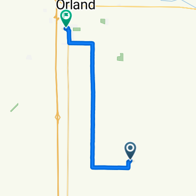Ruta a 4265 Highway 99W, Orland
