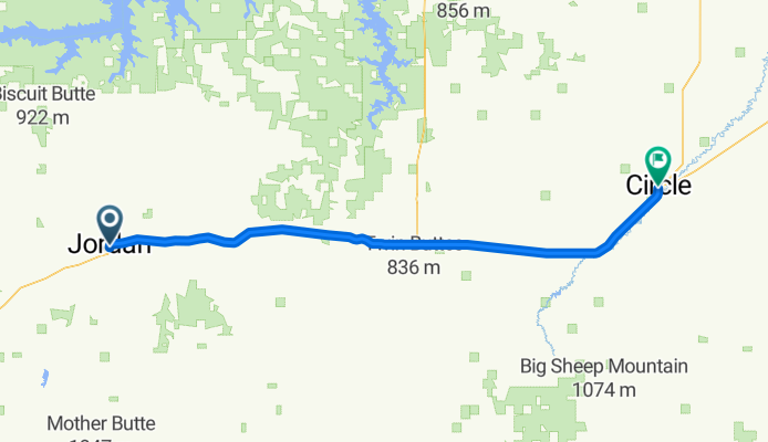 Day 11 Jordan, MT to Circle, MT - 66 miles