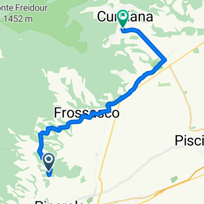 Da Strada Costagrande 109, Pinerolo a Via Giorgio Catti 6, Cumiana