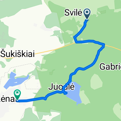 Svilė 9–10, Kelme to Juodlės gatvė 38, Šaukėnai