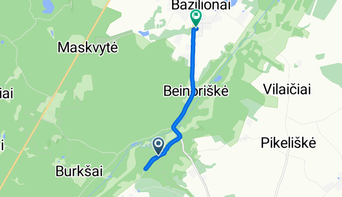 Unnamed Road to 2135 9, Bazilionai