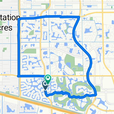 S Old Nob Hill Rd, Plantation to 10151 SW Third St, Plantation